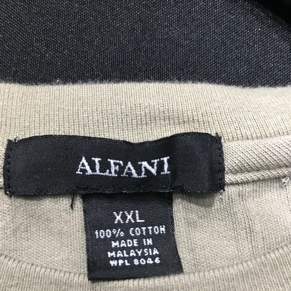 Mens Alfani Short Sleeve Ribbed Shirt XXL - Picture 4 of 5